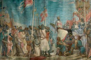 Richard The Lionheart Embarks On The Third Crusade — Glyn Warren Philpot