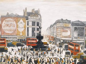 Piccadilly Circus, London — Laurence Stephen Lowry