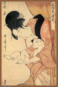 Midnight The Hour Of The Rat — Kitagawa Utamaro