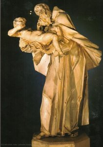 Saint Felix With Child — Johann Georg Pinsel