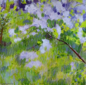 Cherry-trees In Blossom — Victor Borisov Mtov