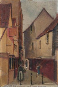 'old Harrow' Pub And Passage, Market Place, Kingston, Surrey — Henrie Pitcher