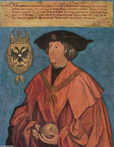 Portrait Of Emperor Maximilian I. — Albrecht Dürer