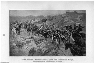 Lebende Brucke — François Flameng