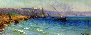 A Viewof Bosphorus From The Old Byzantine Walls — Fausto Zonaro
