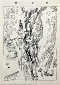 Abstract Composition (sketch For The "nika") — Hryhorii Havrylenko, Abstract Expressionism