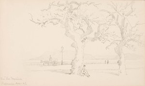 On The Marina, Palermo — George Elbert Burr