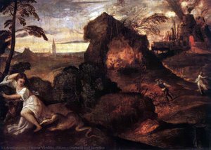 Orpheus And Eurydice — Titian, Baroque