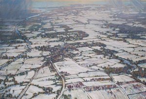 View From An Airship — Alfred Egerton Cooper