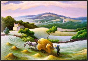 Chilmark Hay — Thomas Hart Benton