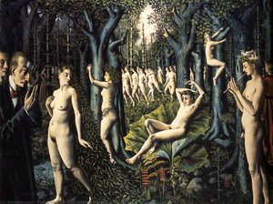 The Awakening Of The Forest — Paul Delvaux, Surrealist Movement
