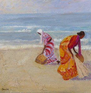Women Sweeping (scenes From Kerala, South India) — Susan Beaulah