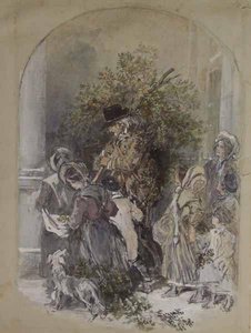 The Mistletoe Seller — Myles Birket Foster