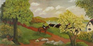 Horse And Lake — Elsie Sidele Downing