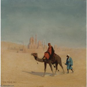 Crossing The Desert — Charles Théodore Frère Dit Frère Bey