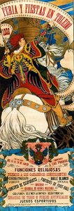 Poster For ''feria Y Fiestas En Toledo'' — José Mongrell Torrent