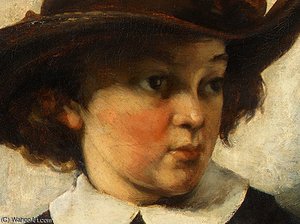 Portrait Of A Young Girl — Gustave Courbet
