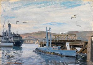 Midget Submarine 'excelsior' — Stephen Bone