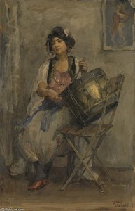 Two Drummer Girl — Isaac Lazarus Israels