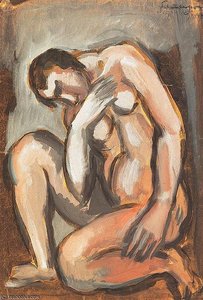 Sitting Nude — Armand Schonberger