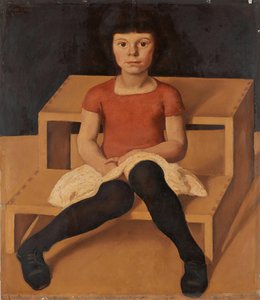Ila, Die Jüngere Tochter Des Künstlers — Albin Egger-lienz, Expressionist Realism