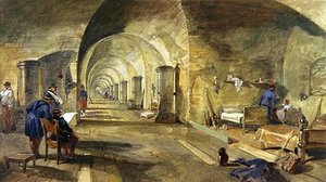 Interior Of Fort Nicholas, Sebastopol — William Simpson