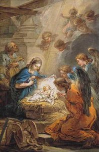 L'adoration Des Anges — Charles-andré Van Loo