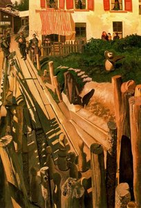Swiss Skittle Alley. Saas Fee — Sir Stanley Spencer