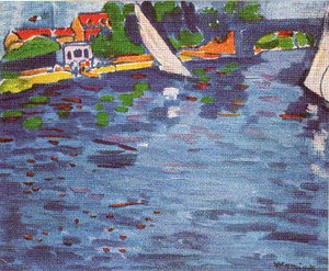 Sails To Chatou — Maurice De Vlaminck