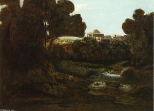 Souvenir Of Arricia — Jean-baptiste-camille Corot, Realism