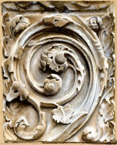 Spiral Relief, North Transept Door, Rouen Cathedral