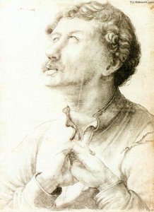 Man Looking Up — Matthias Grünewald, Renaissance