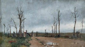 Near 'hell Fire Corner', Menin Road, Ypres — Haydn Reynolds Mackey