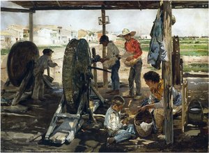 Ropemakers — Joaquín Sorolla Y Bastida, Impressionistic Luminosity