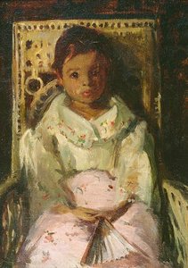 Filipina Child, (painting) — Anna Huntington Stanley