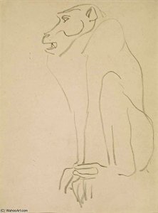 Seated Monkey — Henri Gaudier-brzeska