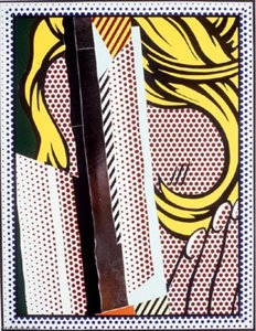 Collage For Reflections On Hair — Roy Lichtenstein