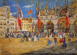St. Mark's, Venice — Maurice Brazil Prendergast