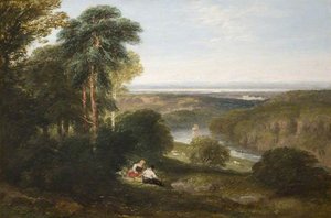 The Wyndcliffe, River Wye — David Cox The Elder