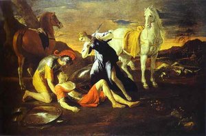 Tancred Y Erminia. — Nicolás Poussin