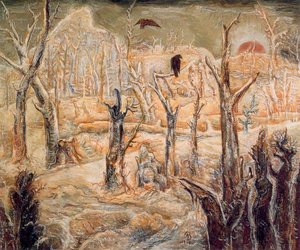 Winter In The Dead Wood — Albert Bloch