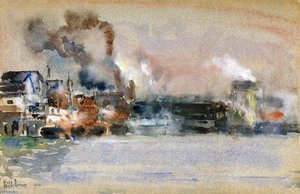Portland Harbor — Frederick Childe Hassam