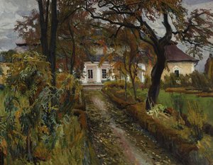 Manor House In Autumn — Stanislav Zhukovsky