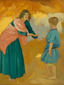 Gypsy In The Sandpit — Augustus Edwin John