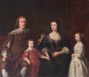 The Earl And Countess Of Huntingdon And Their Two Children, Selina And Henry
