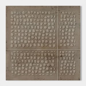 Monolithische Echos In Taupe: Eine Singuläre Studie Von Architektonischem Organismus Und Taktiler Tiefe — David Moreau, Zeitgenössische Abstraktion