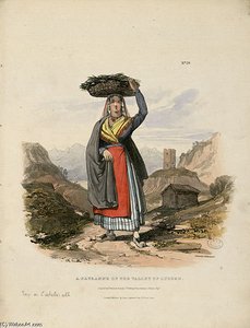 A Paysanne Of The Valley Of Luchon — Charles Duffield Harding