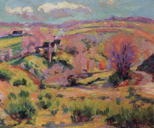 La Creuse Landscape, Spring — Ferdinand Guillaumin