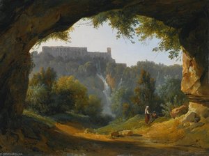 View of Tivoli from a grotto