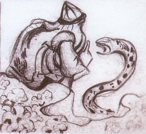 Schlangen Blicken (flüsterer Der Schlange) — Nikolai Konstantinowitsch Roerich